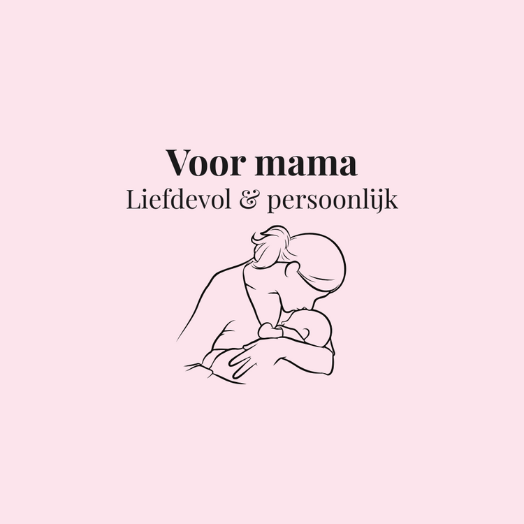 Collectie moederdag cadeaus - liefdevol en persoonlijk ontwerp met moeder en kind illustratie