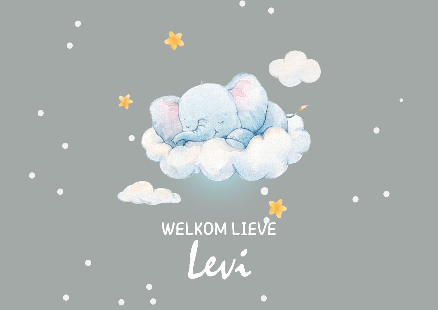 Wenskaart Groene Baby Box