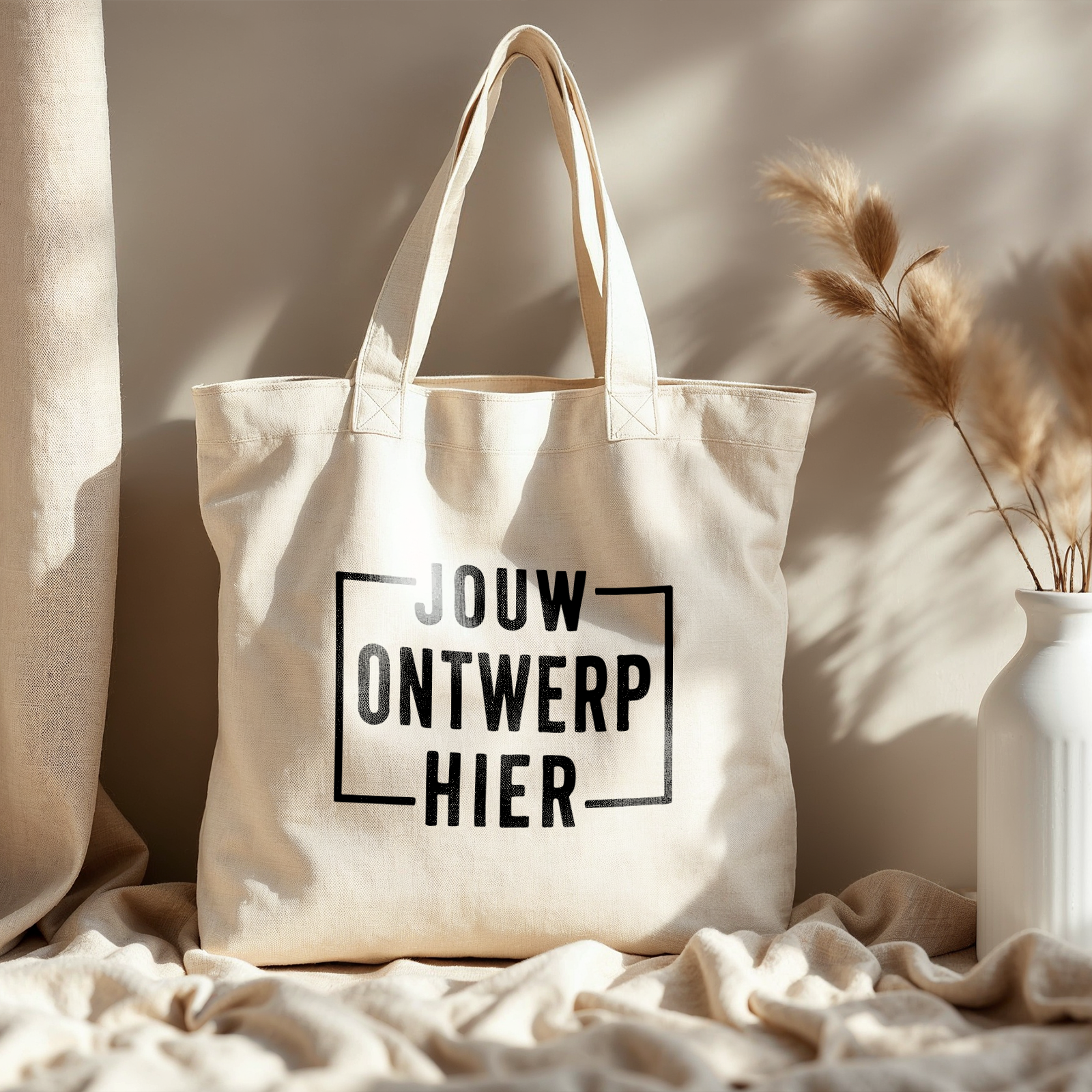 Canvas totebag met eigen ontwerp – Stijlvol & uniek!