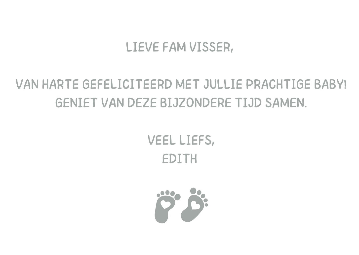 Wenskaart Groene Baby Box
