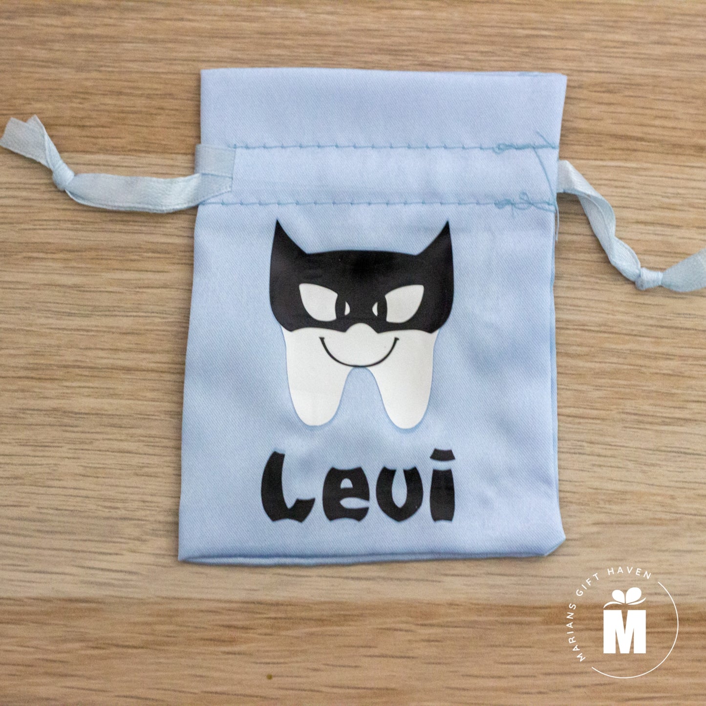 Gepersonaliseerd Stoer Tandenfee Zakje met Batman Tand