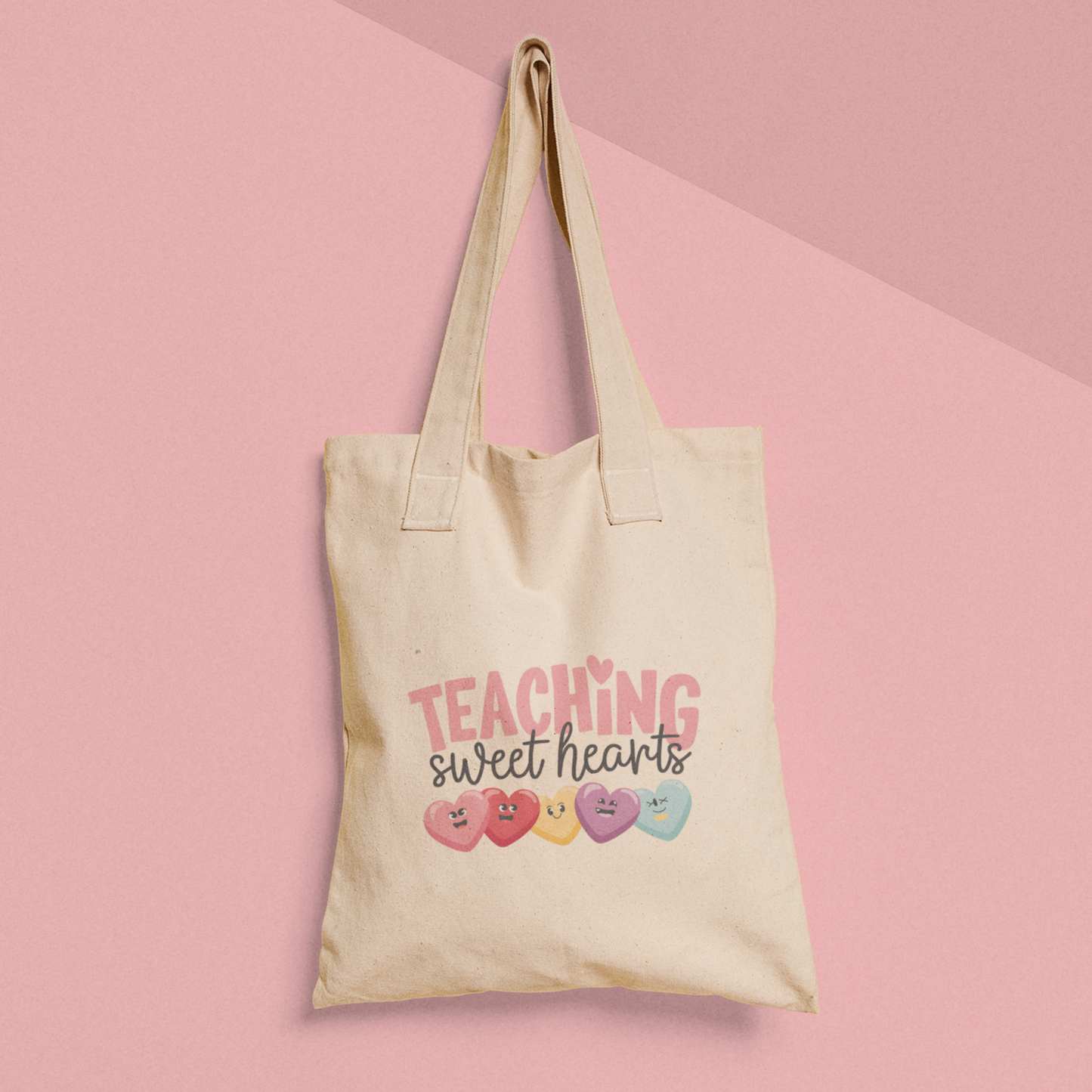 totebag voor juf , teaching sweethearts
